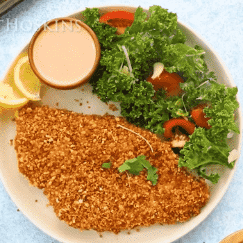 Oven baked Chicken cutlets