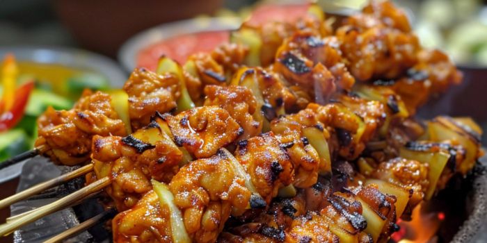 bang bang chicken skewers