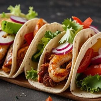 Chicken and Shrimp Tacos