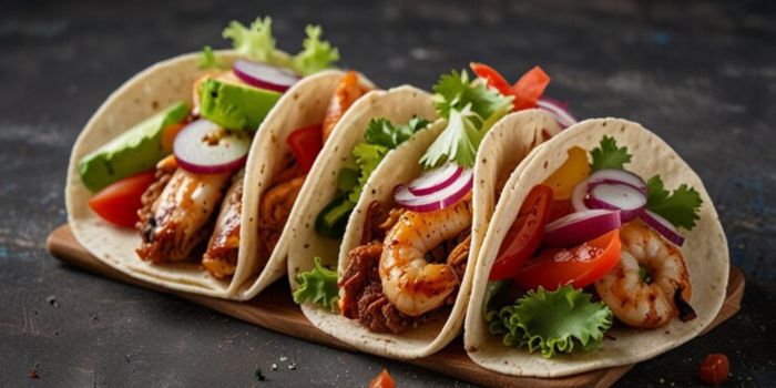 Chicken and Shrimp Tacos