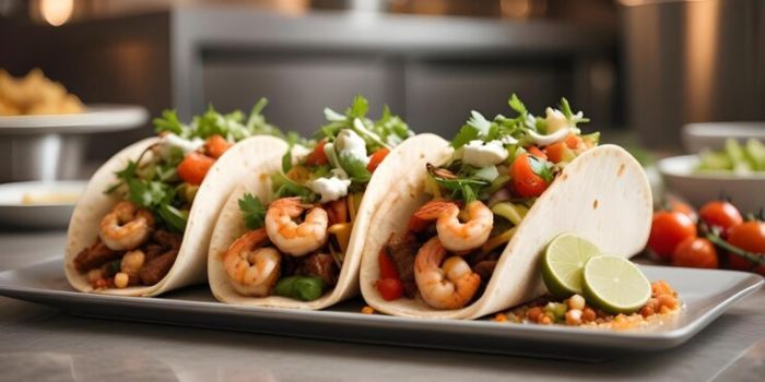 Chicken and Shrimp Tacos