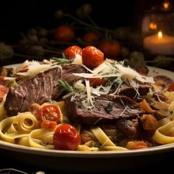 Creamy Steak Fettuccine Recipe