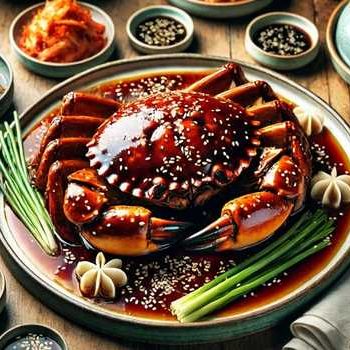 Soy Marinated Raw Crab