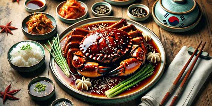 Soy Marinated Raw Crab